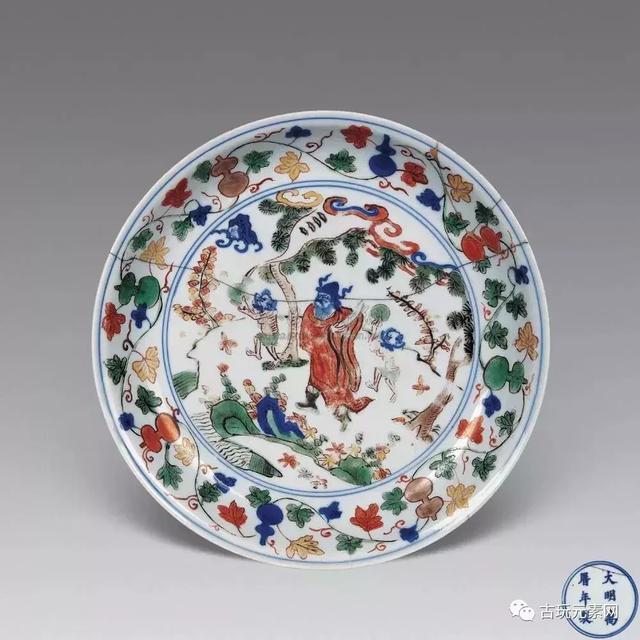 钟馗-作为瓷器上的一个特殊的纹饰